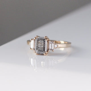 1.54ct Misceo Emerald Cut Diamond Ring - ready to ship - Yuliya Chorna Jewellery