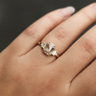 1.88ct Champagne Diamond Ring - ready to ship - Yuliya Chorna Jewellery