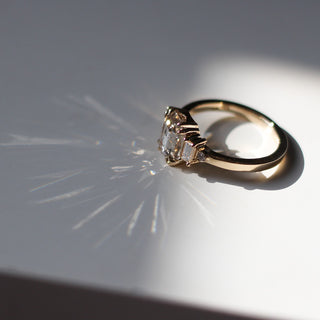 1.88ct Champagne Diamond Ring - ready to ship - Yuliya Chorna Jewellery