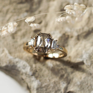 1.88ct Champagne Diamond Ring - ready to ship - Yuliya Chorna Jewellery