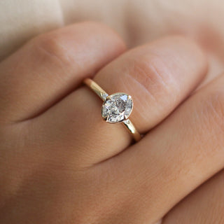 Around The World Oval Diamond Ring - Yuliya Chorna Jewellery