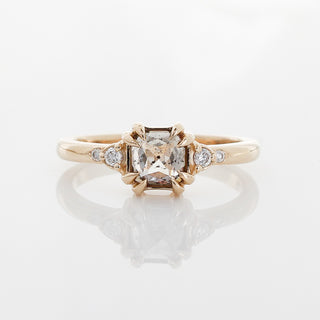 1.68ct Champagne Diamond Crown Wedding Set In Yellow Gold - Ready To Ship - Yuliya Chorna Jewellery