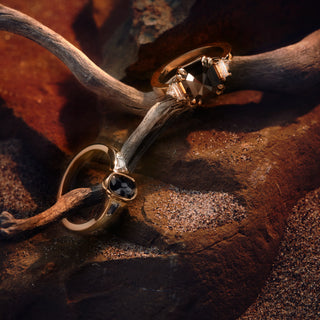 1.23ct Odonis Black Diamond Tapered Ring - Yuliya Chorna Jewellery