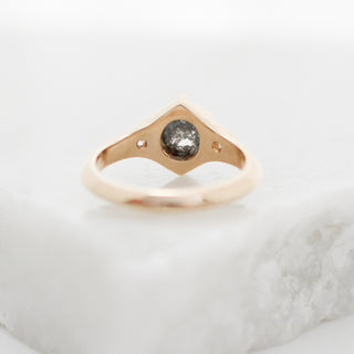 1.05ct Hexagon Diamond Ring In Yellow Gold - Ready To Ship - Yuliya Chorna Jewellery