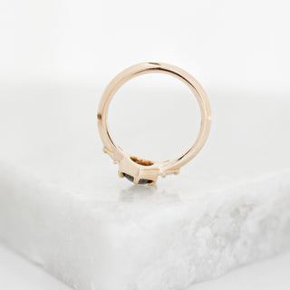 1.05ct Hexagon Diamond Ring In Yellow Gold - Ready To Ship - Yuliya Chorna Jewellery
