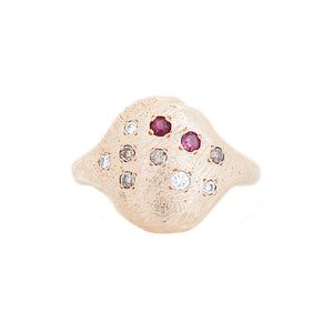Signet Gem Ring - Yuliya Chorna Jewellery