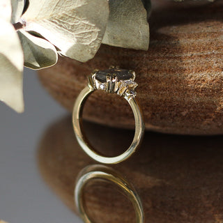 2.01ct Misceo Emerald Cut Diamond Ring in Yellow Gold - Ready To Ship - Yuliya Chorna Jewellery