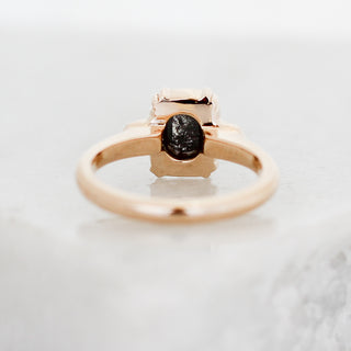2.07ct Nebula Black Diamond Ring - ready to ship - Yuliya Chorna Jewellery