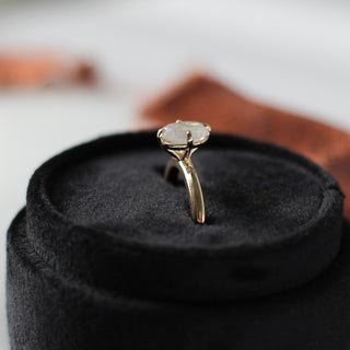 1.32ct Oval Icy Diamond Around The World Ring - ready to ship - Yuliya Chorna Jewellery