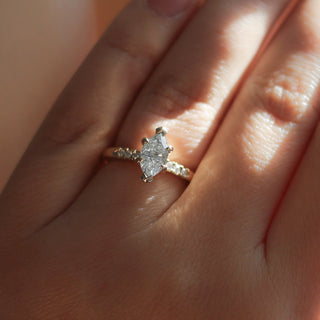 1.21ct Phoenix Rising Marquise Diamond Ring - ready to ship - Yuliya Chorna Jewellery