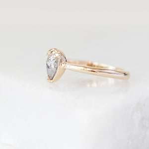 .73ct Zaria Salt & Pepper Diamond Ring In Yellow Gold - Ready To Ship - Yuliya Chorna Jewellery