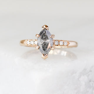 1.21ct Phoenix Rising Marquise Diamond Ring - ready to ship - Yuliya Chorna Jewellery