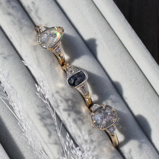 2.22ct Could 9 Cushion Diamond Ring - Yuliya Chorna Jewellery