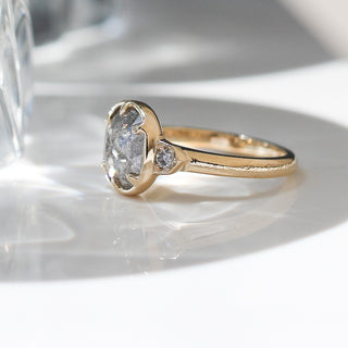 2.22ct Could 9 Cushion Diamond Ring - Yuliya Chorna Jewellery