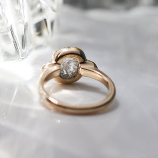 2.22ct Could 9 Cushion Diamond Ring - Yuliya Chorna Jewellery