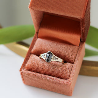 1.23ct Odonis Black Diamond Tapered Ring - Yuliya Chorna Jewellery