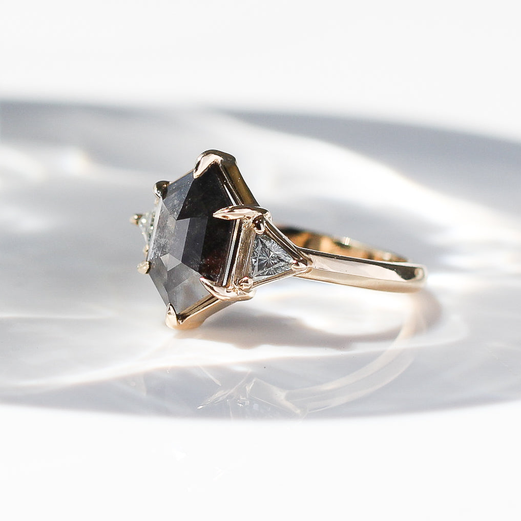 Emerald-Cut Black Onyx and White Topaz Vintage-Inspired Drop Earrings |  REEDS Jewelers