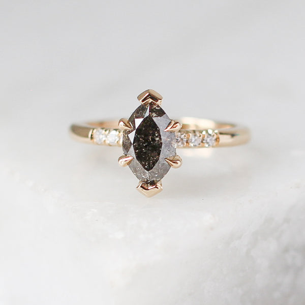 1.36ct Phoenix Rising - Marquise Diamond Ring - ready to ship - Yuliya Chorna Jewellery