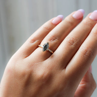 1.36ct Phoenix Rising - Marquise Diamond Ring - ready to ship - Yuliya Chorna Jewellery