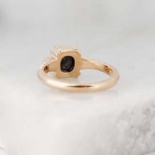 2.42ct Nebula Black Diamond Ring - ready to ship - Yuliya Chorna Jewellery
