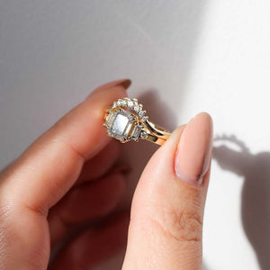 1.54ct Misceo Emerald Cut Diamond Ring - Yuliya Chorna Jewellery