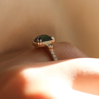 2.07ct Nebula Black Diamond Ring - ready to ship - Yuliya Chorna Jewellery