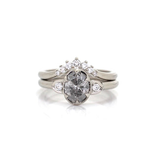 Gaia Oval Diamond Ring - Yuliya Chorna Jewellery