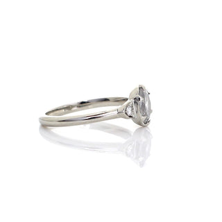 Gaia Oval Diamond Ring - Yuliya Chorna Jewellery