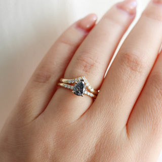 1.35ct Phoenix Rising Pear Diamond Ring - Yuliya Chorna Jewellery