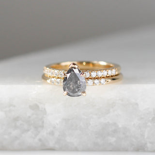1.35ct Phoenix Rising Pear Diamond Ring - Yuliya Chorna Jewellery