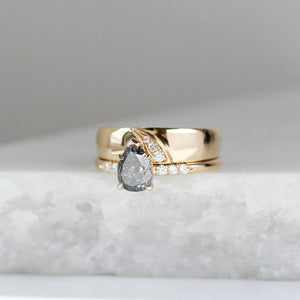1.35ct Phoenix Rising Pear Diamond Ring - Yuliya Chorna Jewellery