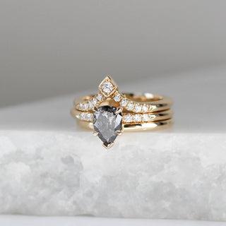 1.35ct Phoenix Rising Pear Diamond Ring - Yuliya Chorna Jewellery