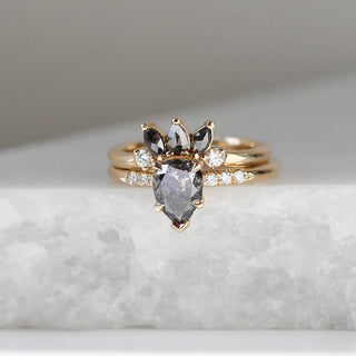 1.35ct Phoenix Rising Pear Diamond Ring - Yuliya Chorna Jewellery