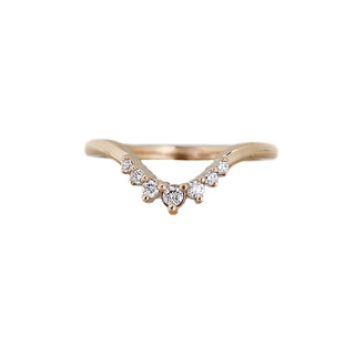 Sahara Diamond v shaped band