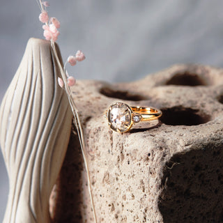 2.22ct Could 9 Cushion Diamond Ring - Yuliya Chorna Jewellery