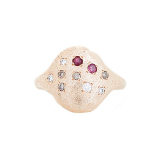 Signet Gem Ring front view